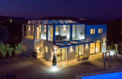 Limni Villa | Five Stars Villa Corfu - 2 swimming pools 1 heated - tennis court