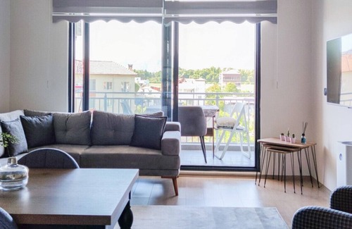 Dalaman Apartment | Flat with Shared Pool and Balcony in Dalaman