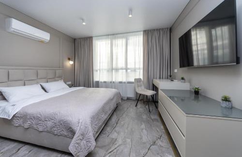Darnyckyj Apartment | FlatRent Olympic Park, метро Бориспільська поруч!