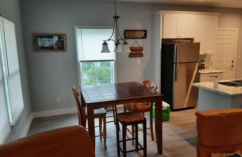 St. George Island House | Flip Flop Inn Large Fenced yard Golf Cart