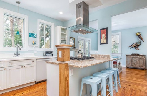 Tybee Island House | Flip Flop Lagoon | Private Pool and Spa Oasis