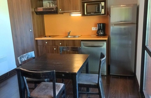 Jausiers Apartment | Floor -1, view valley, swimming pool, sauna, terrace, parking, tv, 27m², Pra Loup
