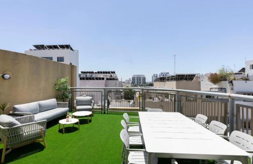 Florentin Apartment | Florentin 5 BDR Duplex with Unique City Views