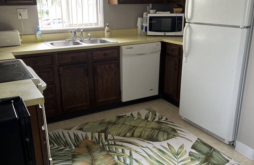 Villas Condo | Florida palm trees and warm sun! Central location- 8 miles to beaches
