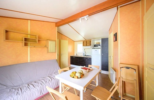 Cordelle Ski Chalet | Flower Camping de Mars * - Premium chalet 29m2/3 bedrooms - Covered terrace + TV + LV + air conditioning 6 persons