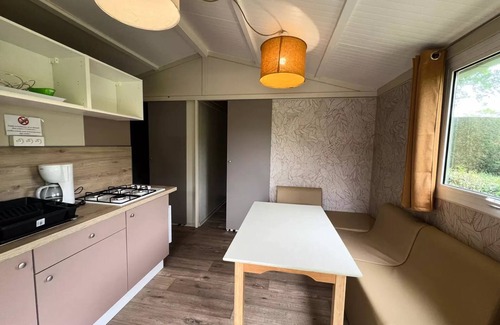 Anneyron Ski Chalet | Flower Camping La Chataigneraie * - Chalet Comfort 25m2 (2 bedrooms) + covered terrace 5 people