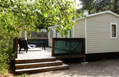 Die House | Flower Camping la Pinède * - Mobil-home Standard Relax 33m2 - 3 bedrooms + Terrace with umbrella - 6 people