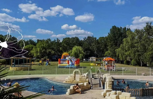 Luynes House | Flower Camping Les Granges * - Mobil-Home Soleo Comfort 35 m2 (3 bedrooms) + covered terrace 7 people