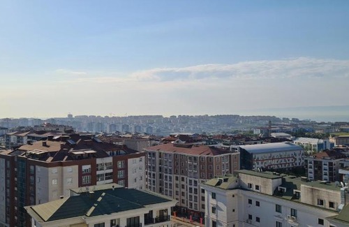 Beylikduzu Apartment | For families only (8 persons) sea view terraced inside complex lux dublex 6+1