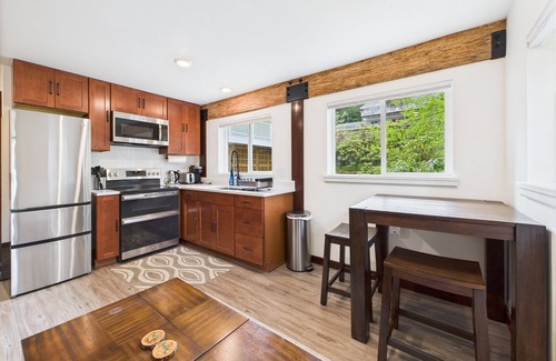 West Juneau Apartment | Forest-View 1BR w/Hot Tub – Near Downtown Juneau