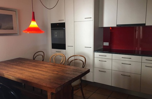 Valbella Apartment | Forigel Gartenwohnung by Interhome