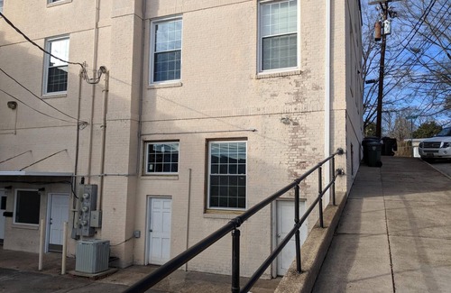 Jonesville Condo | Former city jail! Just a block from restaurants, shops, trails and more!