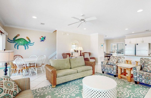 Fort Morgan House | Fort Sun, East. Gorgeous 7BR Beachfront. Extra fridges. Private Pool! Sleeps 24.