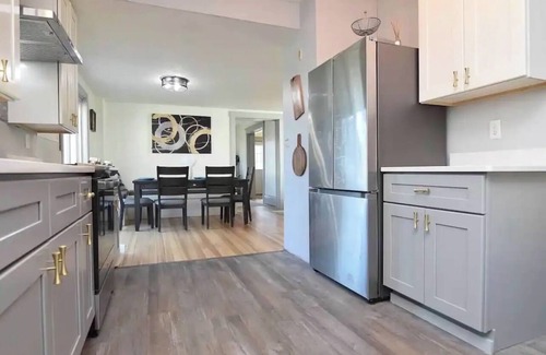 Albert Lea House | Fountain Blue-newly renovated modern home , lots of outdoor spaces to enjoy.