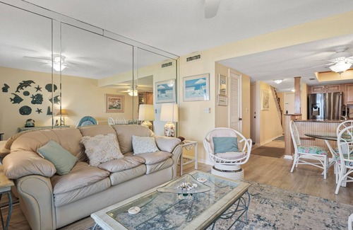 Crescent Beach Condo | Four Winds I-9T | Oceanfront Condo with Balcony, Beach Access + Two Heated Pools