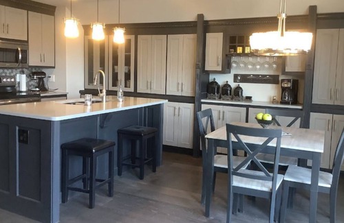Fox Island Apartment | FOX LODGE - Private hottub & fire pit! Shared pool with mountain & water views!