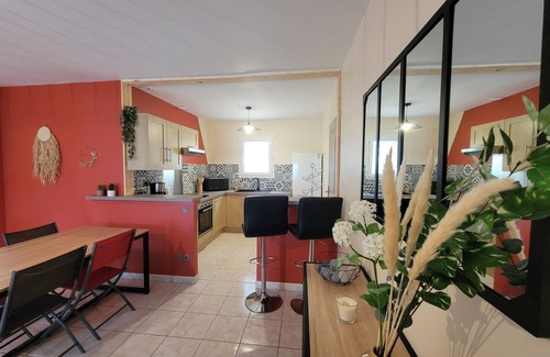 Saint-Jean-de-Maruejols-et-Avejan House | Quiet villa with view, air conditioning and swimming pool. Near Vallon. Gard/Ardeche.