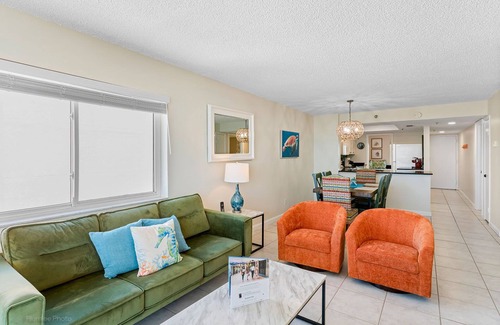 Indian Shores Condo | FREE PERKS INCLUDED! Sand Castle I 908 - GULF FRONT Condo!