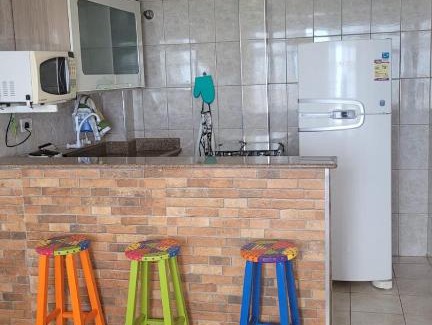 Itarare Apartment | Frente Mar - Apartamento para 4 Hóspedes com Home Office Wi-Fi 200mbps, Ar Condicionado e Cozinha Completa