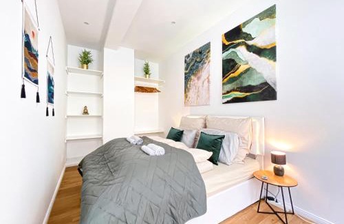 Lindenau Apartment | Freundliche Ferienwohnung mit Regendusche, Küche, Waschmaschine&Trockner, TV, WLAN