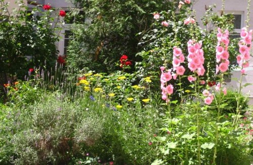 Funfhaus Apartment | Freundliches Apartment mit Innenhof-Garten