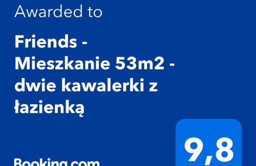 Ksiazenice Apartment | Friends - Mieszkanie 53m2 - dwie kawalerki z łazienką
