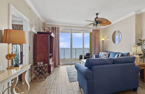 West Panama City Beach Condo | FRONT ROW BEACH CHAIRS INCLUDED! Affordable rates!