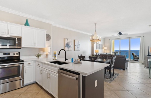 West Panama City Beach Condo | FRONT ROW BEACH CHAIRS INCLUDED! BREATHTAKING VIEWS – END UNIT!!