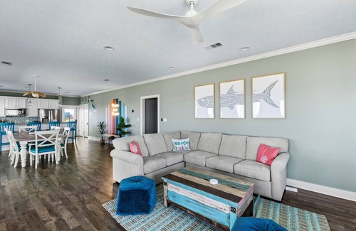 Port Bolivar House | Front Row Pool - chilled & heated - hot tub- beachfront
