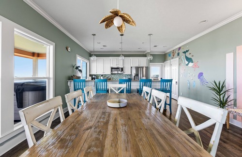 Port Bolivar House | Front Row Pool - chilled & heated - hot tub- beachfront