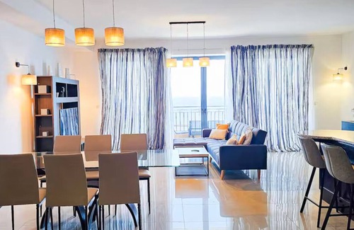 Tower Road Apartment | Front Sea View Spacious 3-Bedroom Apartment Sliema