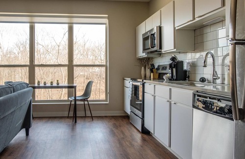 Ames Apartment | Frontdesk | Modern and Bright 1BR Suite