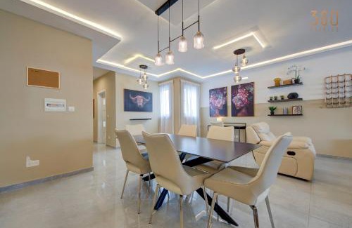 Qawra Apartment | Fully equipped 2BR home with Pool & Gym access by 360 Estates