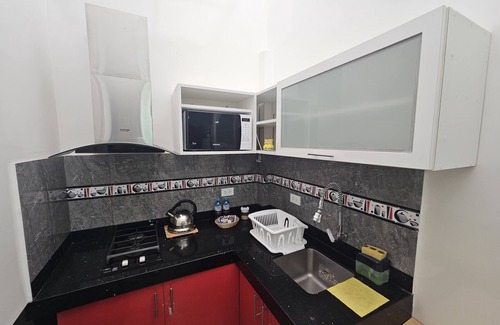 Los Cedros Apartment | Fully equipped studio with kitchen; ideal for long stays.