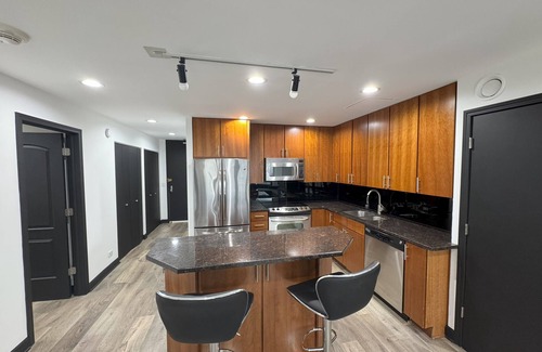 Downtown Chicago Condo | Fully Furnished Gold Coast Luxury Condo with Sunset View Ideal for 30+ Day Stays