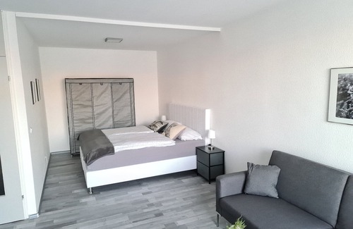 Rathaus Apartment | Fully furnished studio apartment, 47m² large, directly in the city center, with balcony!!!