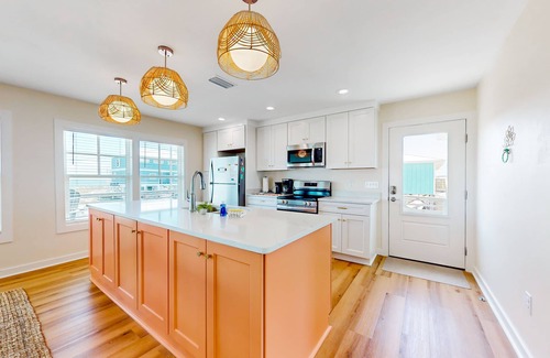 Fort Morgan House | Fully renovated, beachfront home with wraparound deck & Gulf views