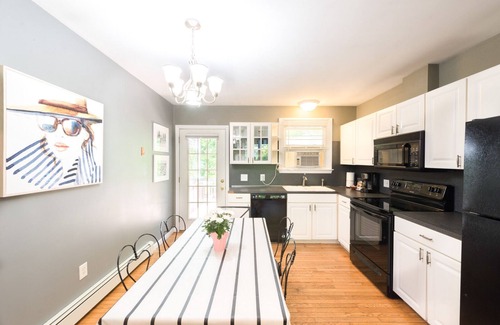Narragansett Apartment | Fully stocked vacation home with large private yard, decks and BBQ gas grill