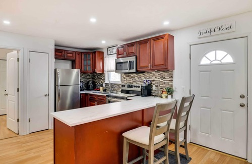 Tobyhanna House | Furnished Deck & Fire Pit: Home in Tobyhanna