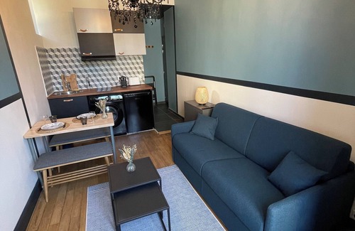 Aix-les-Bains City Center Apartment | Furnished studio fully equipped downtown Aix les Bains cures thermales apt 202!
