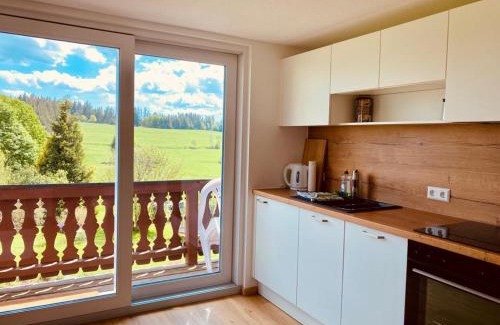 Saig Apartment | Gästehaus Steiert Fewo Kuhbergblick