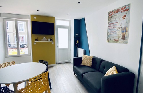 Grandcamp-Maisy Apartment | Gîte « Au Bord des Embruns » 4 Personnes au Cœur des Plages du Débarquement