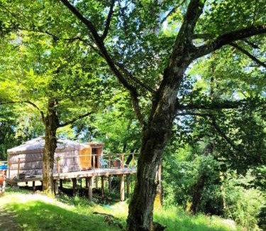 Rosiers (chasteaux) Apartment | Gîte de France La yourte joulebois - Gîte de France 2 personnes MAE-6961