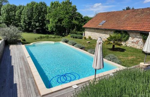 Saint-Cirq-Souillaguet House | Gîte de l'Ane Papillon-3 chb- piscine-jardin