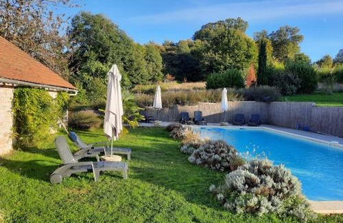 Saint-Cirq-Souillaguet House | Gîte de l'Ane Papillon-3 chb- piscine-jardin