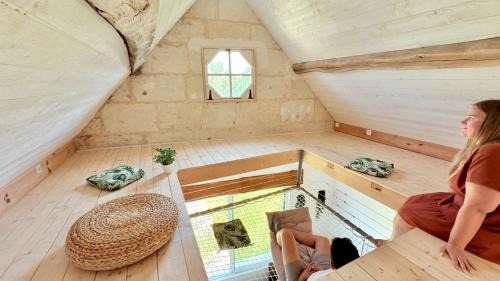 Les Roches-l'Eveque House | Gîte familial Détente entre Loir et coteau, spa-sauna, acc pmr
