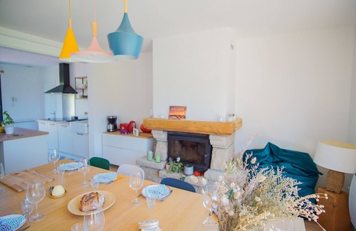 Nevez House | -GAÏA- MAISON FAMILIALE VUE MER ET JARDIN DOURVEIL