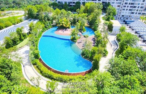 Rawang Apartment | Gaia Residence at Gamuda Gardens - Pool View - Skyline Luge by Wodages
