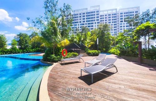 Rawang Apartment | Gaia Residence at Gamuda Gardens - Pool View - Skyline Luge by Wodages