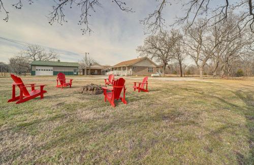 Craig County House | Game Room and Large Yard Vinita Farmhouse!